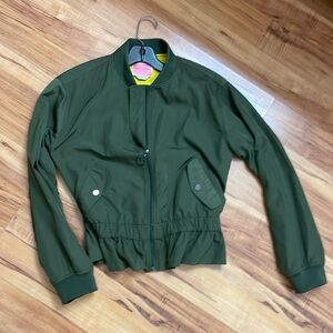 Kate Spade bomber peplum jacket